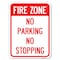 Signmission No Parking No Stopping Heavy-Gauge Aluminum Rust Proof Parking Sign, 18" x 24", A-1824-23703 A-1824-23703 - alternate 1